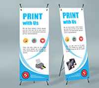 X Frame Banner + Stand - PRINTSITER