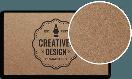 Kraft Paper Business Cards - PRINTSITER